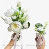 Hoa lụa cưới sen mix tulip
