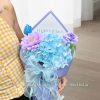 Hoa Lụa 1 Tú Cầu Xanh