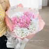 Bó Tú Cầu Lụa Hồng Nhạt