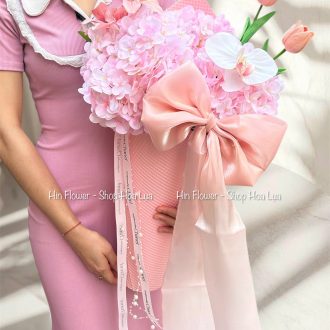 Bó Hoa Ốc Quế Tú Cầu